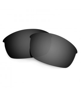 HKUCO Black Polarized Replacement Lenses for Oakley Flak Jacket Sunglasses